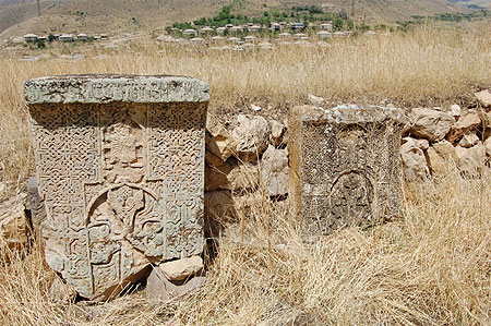 Khatchkar, monast�re d'Areni