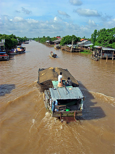 Can Tho delta du M�kong bateau