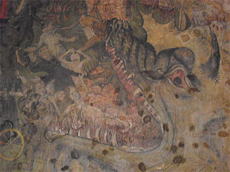 Fresque du Jugement Dernier : d�tail