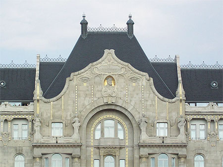 Fa�ade du Palais Gresham : d�tail
