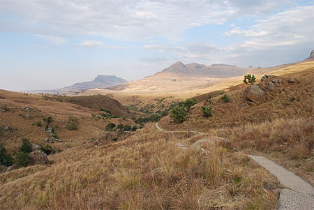 Royal Natal National park, pools and cascades hike