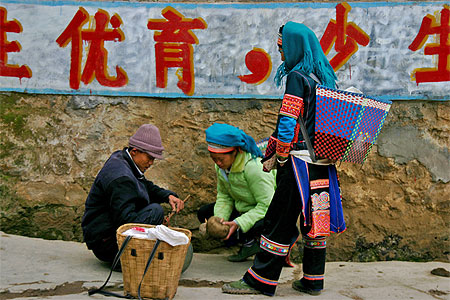 Marché région Yuanyang