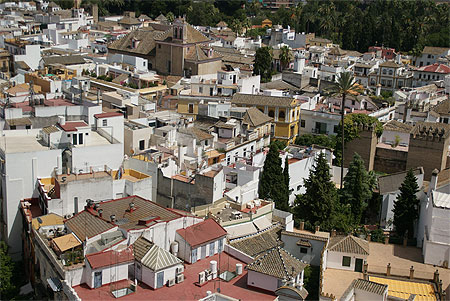 Vue sur S�ville de la Giralda
