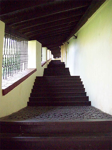 Escaliers couverts