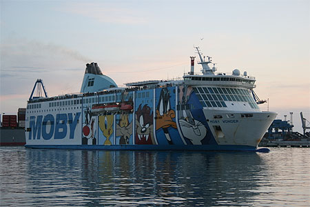 Ferry en provenance de Sardaigne