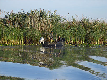 La p�che dans les Lacs du Delta