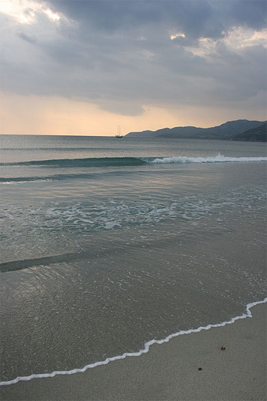 Une soir�e sur la plage de Campulongu