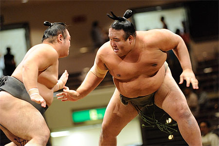 SUMO at Ryogoku kokugikan