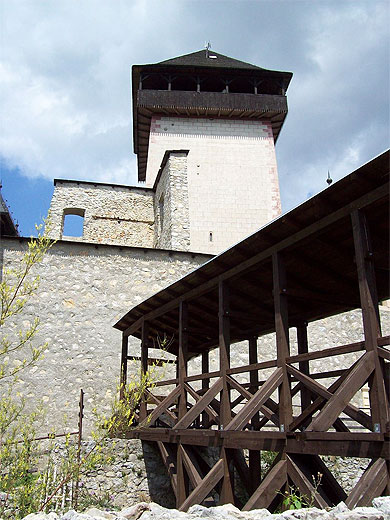 Trenciansky Hrad : le donjon