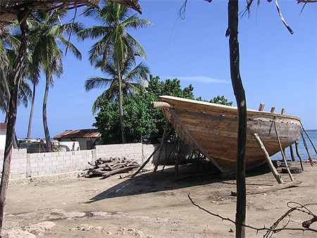 Bateau en construction, LaGonave, Gros Mangle