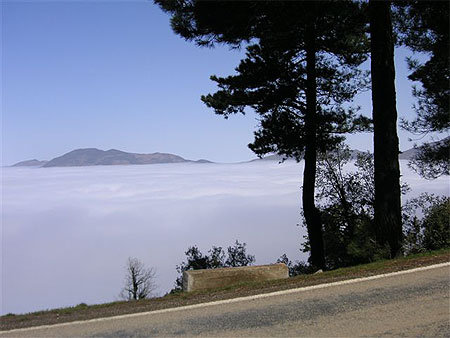 Mer de brouillard