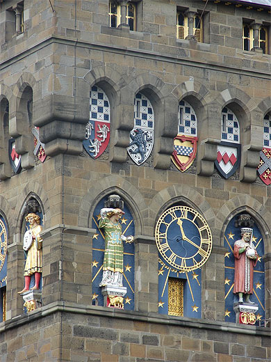 Horloge du ch�teau de Cardiff