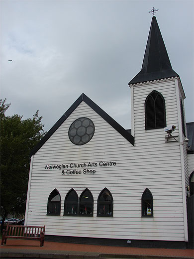 Eglise norv�gienne du port de Cardiff