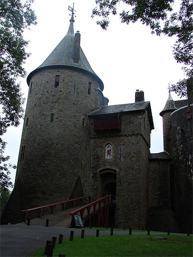 Castell Coch vu de l'ext�rieur