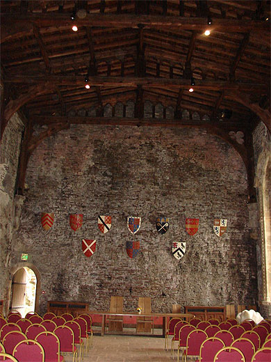 Salle du ch�teau de Caerphilly