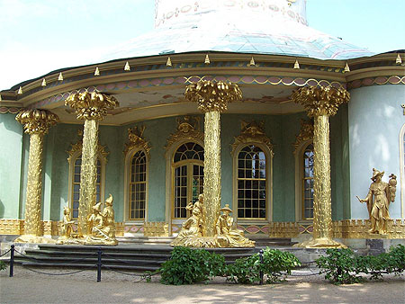 Pavillon chinois : d�tail