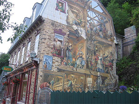 Oeuvre d'art sur maison