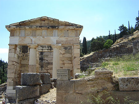 Tr�sor des Ath�niens � Delphes