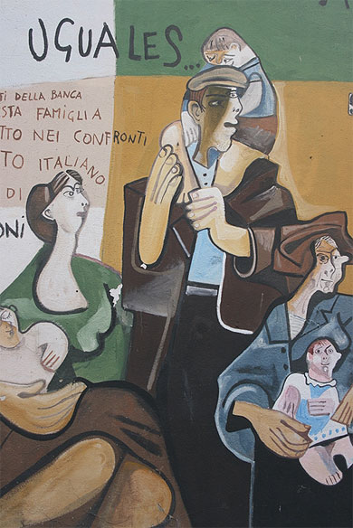 Peinture murale � Orgosolo
