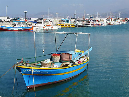Barque de p�cheur � Sitia