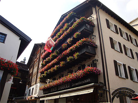 Dans les rues de Zermatt