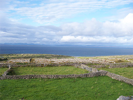Connemara vu d'Inish Mor