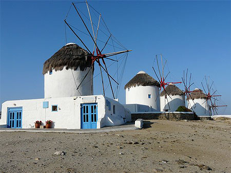 Les moulins de Mykonos