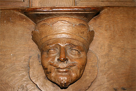 Sculpture sur bois Abbaye d'Aubazine
