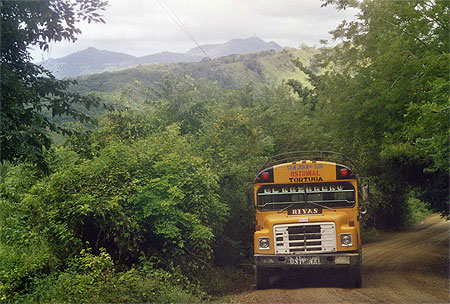 Sur la route de playa coco