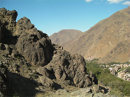 Paysage, en descendant de Aremd