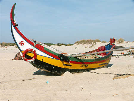 Barque de p�cheur sur la plage