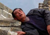 Endormi sur la grande muraille