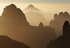 Vue du Hoggar...en m�me temps que le Soleil