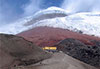Cotopaxi et le refuge Tambopaxi