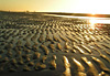 Reflets sur une plage