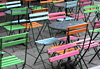 Couleurs dans la brume urbaine