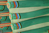 Boiseries peintes dans un temple