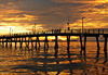 Coucher de soleil sur le ponton de Sarasota