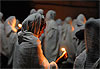 Procession et bougie