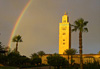 arc en ciel sur la Koutoubia