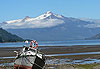 Carte postale sur le fjord Reloncavi