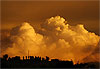 Couch� de soleil dans les nuages