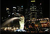 Le Merlion et le centre financier
