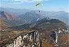 Cr�te de Beauvoisin vue en Parapente