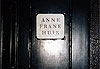 Porte maison d�Anne Franck