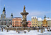 La fontaine sous la neige