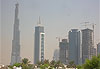 Burj Dubai (en construction) et autres gratte-ciels