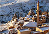 Uchisar sous la neige