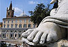 Effet d�optique � la Piazza del poppolo