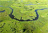 Survol du delta de l�okavango